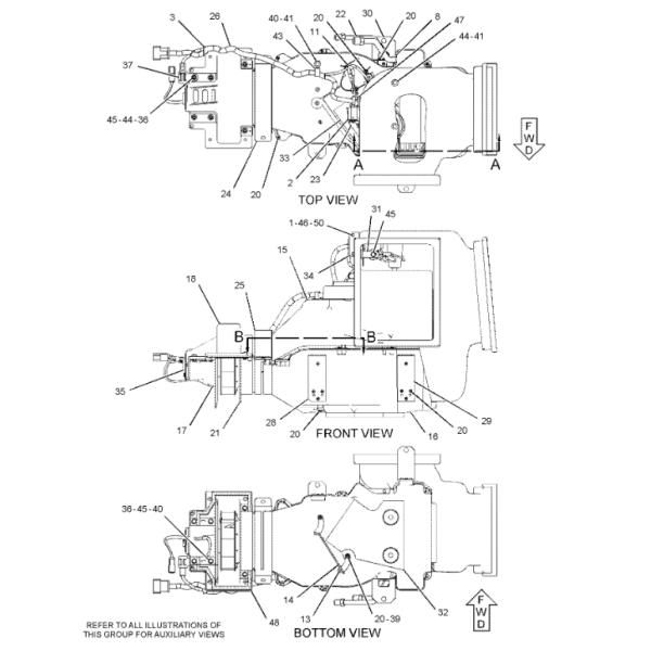 2688792 268-8792 Blower Motor For Wheel Loaders 950G II 950H 962G II 962H 966G II 966H