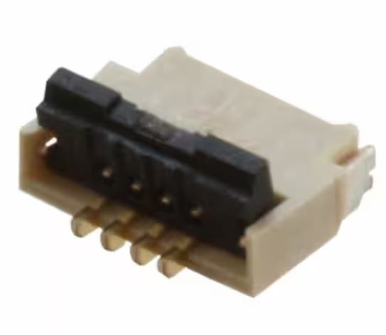 FH34S-4S-0.5SH(50) 4 Position FFC FPC Connector Contacts, Top 0.020"Surface