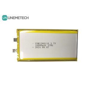 3.7V 10000mAh Rechargeable High Capacity Lithium Polymer Battery 1260110 For