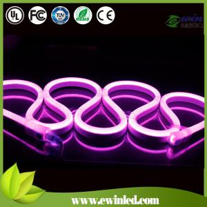 Wholesale 230v mini pink led flexible lighting strip rope double cover milky white pvc from china suppliers