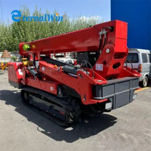 EW Spider Crawler Crane with Telescopic Boom 12 Ton Capacity