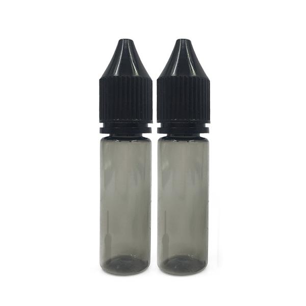 Custom Printed Transparent E Liquid Bottles Childproof Neck Type Various Capacities