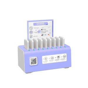 Wholesale ABS Fireproof Kiosk Power Bank Rental System 5000mAh*9 3500g from china suppliers