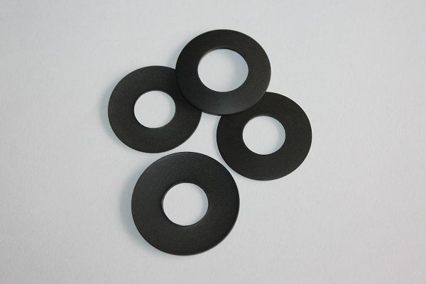 Carbon filled PTFE gasket sheet ring disc can band sinter piston for shock absorbers