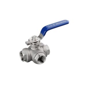 Wholesale Stainless Steel Threaded End 3 Three Way Ball Valve L-Type for Normal Temperature Fob from china suppliers