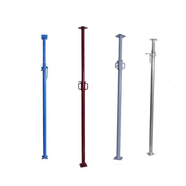 Support Function Adjustable Steel Prop Telescopic Scaffolding Props With Heavy