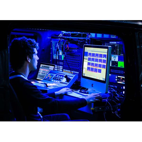 Fast Fold P3.9 Rental Indoor Led Curtain Display 4mm Pixel Pitch