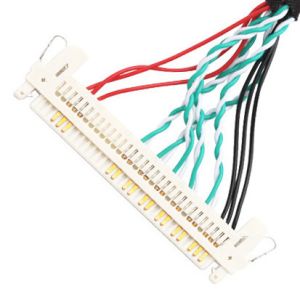 China 30 Pin Lvds Coaxial Cable Jae Fi-X30hl To  Df13-30ds-1.25c on sale