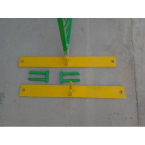 Powder coated 200 microns thickness 8’/2430mm height 9.5’/2900mm width frame1.6"