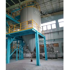 LPG Sodium Silicate Solution 2.2KW Spray Drying Machine