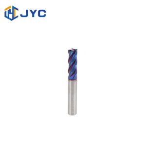 HRC55 Solid Carbide 3 Flute End Mill For Aluminum 3f D4*11*D4*50
