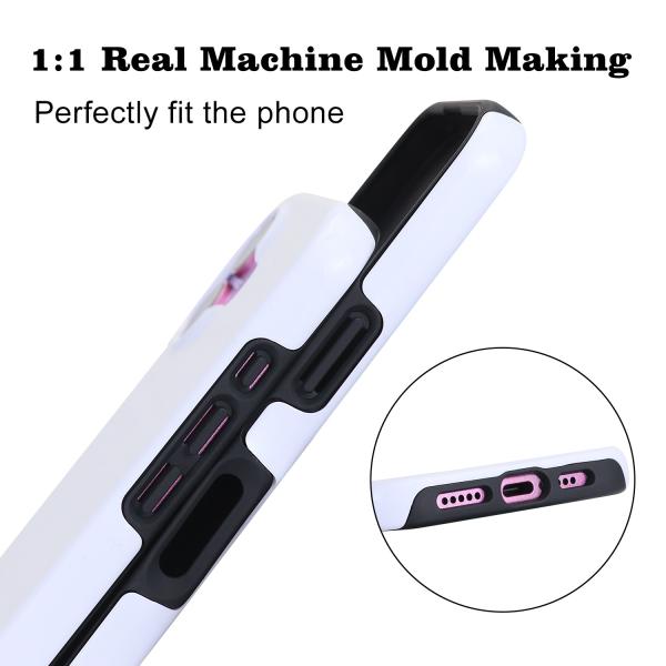 3D Film Sublimation Blank Phone Case Tpu Pc Mobile Cell Phone Cover For IPhone