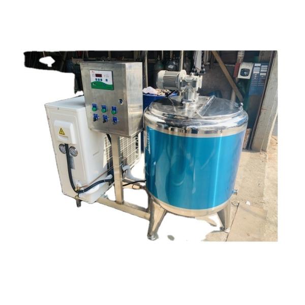 Compressor cooling milk pasteurizer tank for milk / pasteurizing machine and