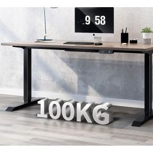 Adjustable Height Double Motor Electric Sit and Stand Office Table with Colored