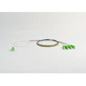 Wholesale 1:4 PLCOptical Fiber Splitter MicroType/ Stainless Steel Tube, With SC/APC Connector from china suppliers
