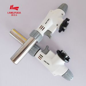 Windproof 19.5cm Butane Chef Cooking Torch Flame Adjustable