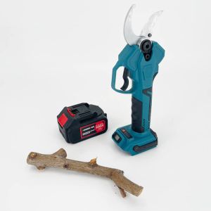 Electric Pruning Shears 21V Cordless 40mm Garden Battery Pruner Branch Cutter