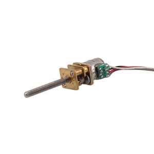 Geared Stepper Motor With Lead Screw