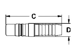 Zinc Plated Steel Valve Ring Lock High Flow Capacity Pneumatic Quick Connect
