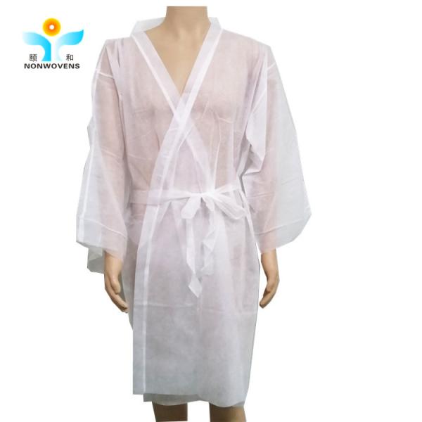 Colorful Disposable Fashion Kimono Gowns 50gsm More Size For Woman