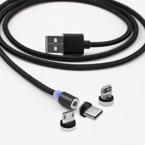 OEM Magnetic Charging Cables Customized Length Dust Resistant For Iphone