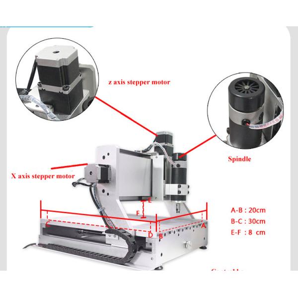 Quality mini 3020 200w cnc router with rotary axis for sale