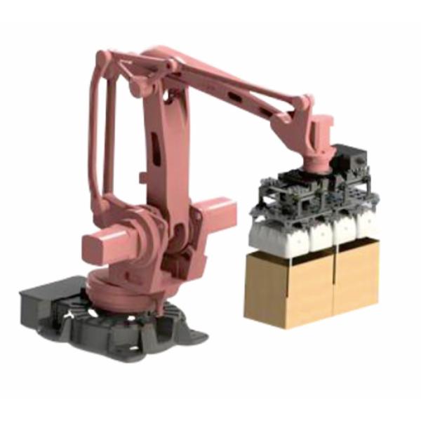 Single Electric Cabinet Robotic Case Packer , Low Noise Robotic Packaging