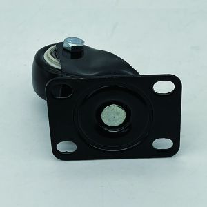 Polyurethane Swivel Plate Caster Wheels No Noise 1.5 Inch