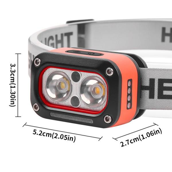 FTYD-08 LED Headlamp 200-400 Lumens IPX4 With White Light ABS For Outdoor Activities