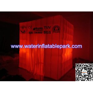 Shinning Shooting Inflatable Photo Booth Tent With LED Light