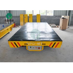 10 Ton Rail Powered Motorized Inter Bay Slab Transfer Cars For Material
