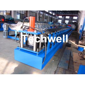 75mm Roller Diameter, 7.5KW Steel Security Door Frame Roll Forming Machine