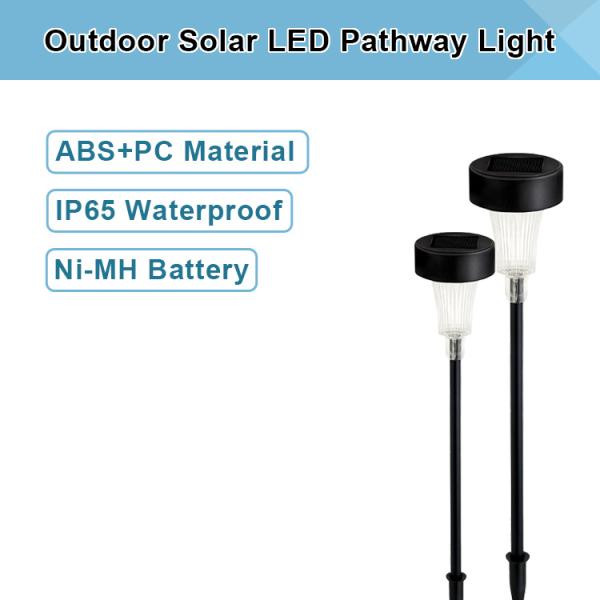 Solar Powered Landscape Lights with Ground Spike Waterproof and Energy Efficien