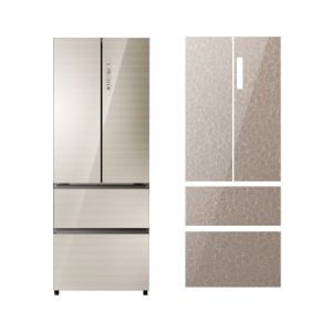 China 3D Effect Toughened Glass 4mm Refrigerator Door Panels on sale