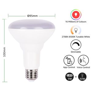 Smart Bulb RGB CCT Dimmable BR30