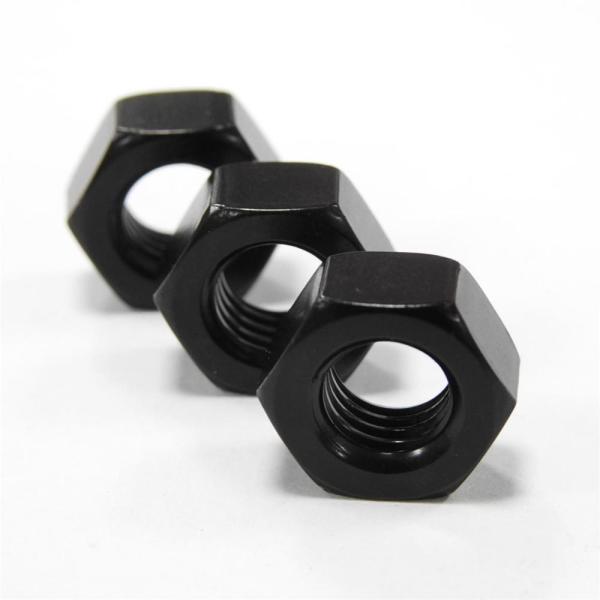 Quality Black One Inch Galvanized Hex Nut High Precision Grade 6.8 8.8 Natural Color for sale