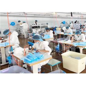 Professional Disposable Face Mask Making Machine , Surgical Face Mask Equipment