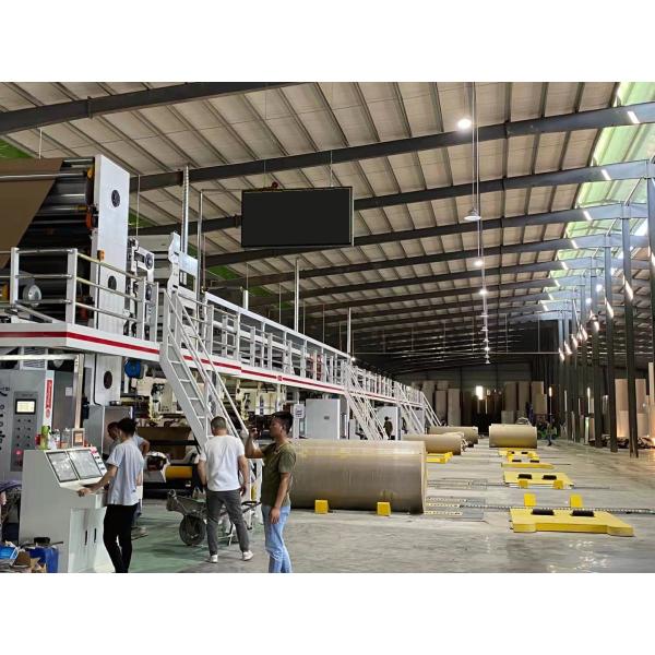 45KW PLC Cardboard Box Making Machine High Speed