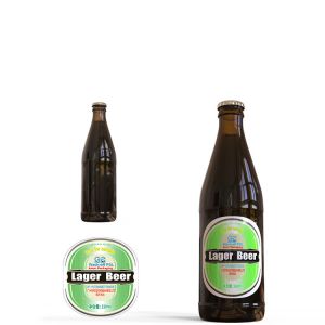 Adhesive Stickers for Beer Bottles Customized Beer Bottle Label for Beverage