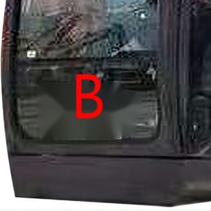 Bending Resistant HITACHI Excavator Glass Front Down Digger Window Replacement
