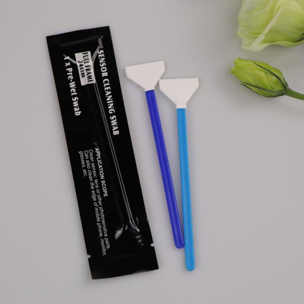 Quality Lint Free Camera Full Frame Microfiber Swabs With PP Handle for sale