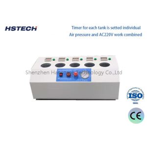 White 5-Tank Solder Paste Warm-up Machine with Automatic Alarm System