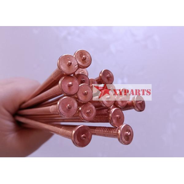 Copper Plated Steel 4.8 Capacitor Discharge Weld Stud Pins With Speed Clips