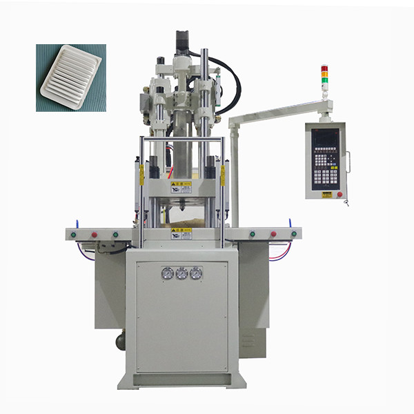 High Efficiency Double Slide Vertical Injection Molding Machine For Making Filter Screen