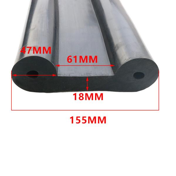 Musical Note Rubber Waterstop for Dam Gate Customizable in Black/Red/White