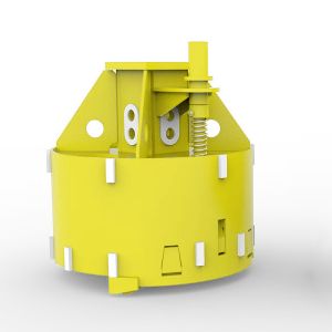 China Soilmec IMT Mait Drill Clean Bucket 600-2500MM With Bullet Teeth / Rock Bits on sale