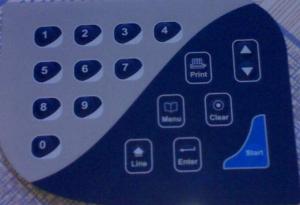 China Custom Electronic Control PCB Membrane Switch Keypad With Push Button on sale