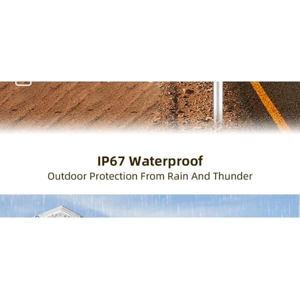 60W/18V Solar Street Light with CRIRa>70 Backup Time 3~5 Nights 160-180lm/W