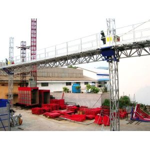 Window Cleaning Mast Climbing Work Platform , Construction Lifting Platform