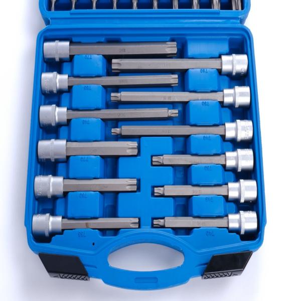55MM T Type CRV Hand/ Electric Steel Multifuction Bit Socket Set